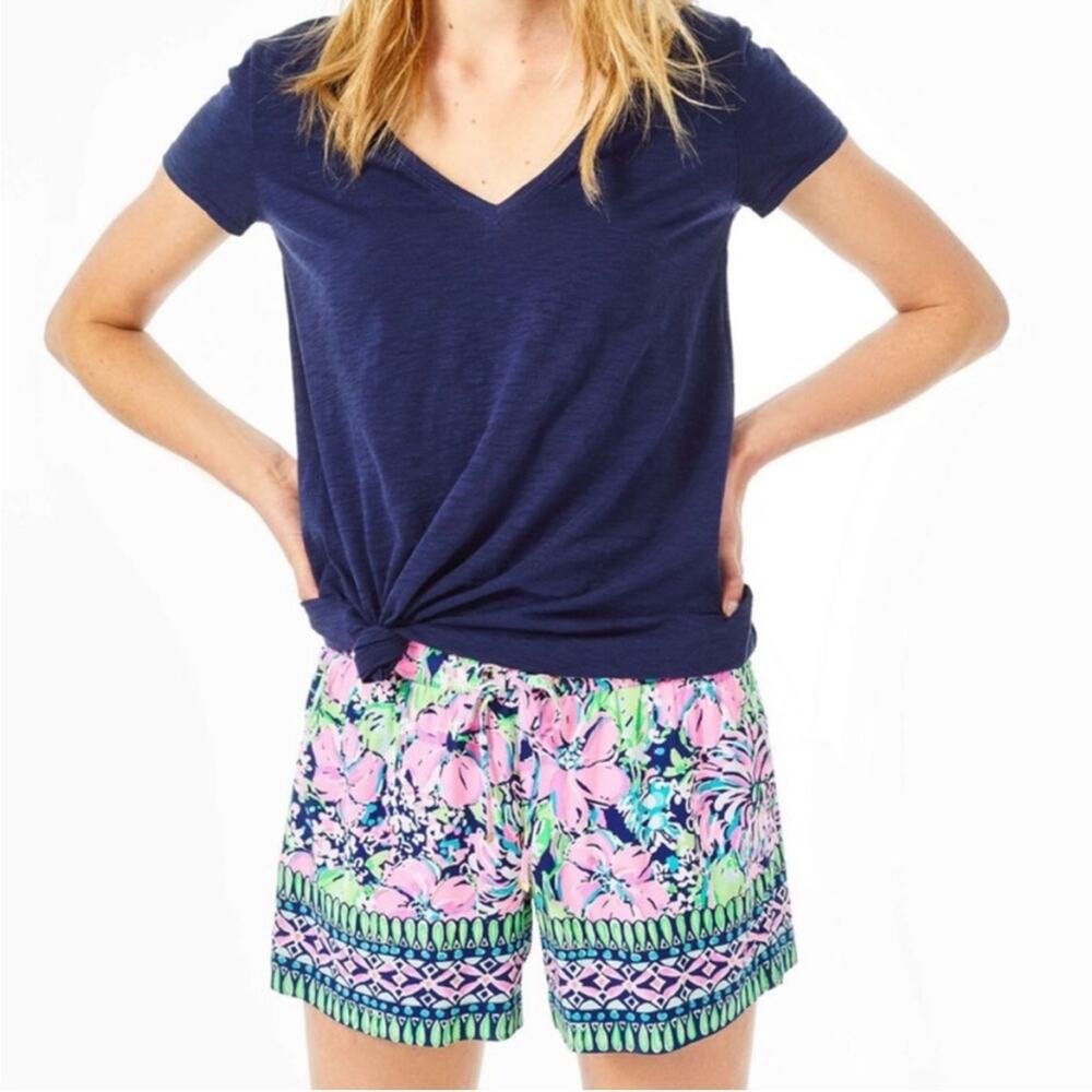 Lilly Pulitzer Katia short in high tide resort wear beach vacation summer